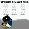 EveryRing 5PC Silicone Wedding Band or Engagement Ring Alternative 7.5-8