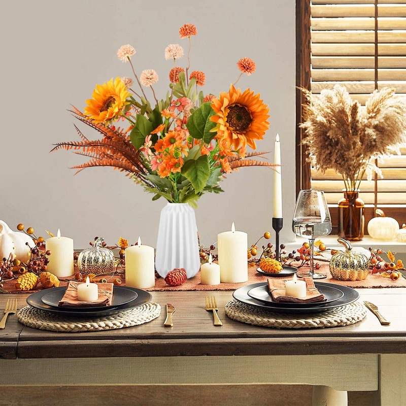 Joyblossom Artificial Flowers Like Real, Artificial Flower Bouquet Like Real,