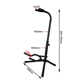 HayWHNKN Floor Tripod Guitar Stand Floor Standing Tripod Guitar Stand Folding Vertical
