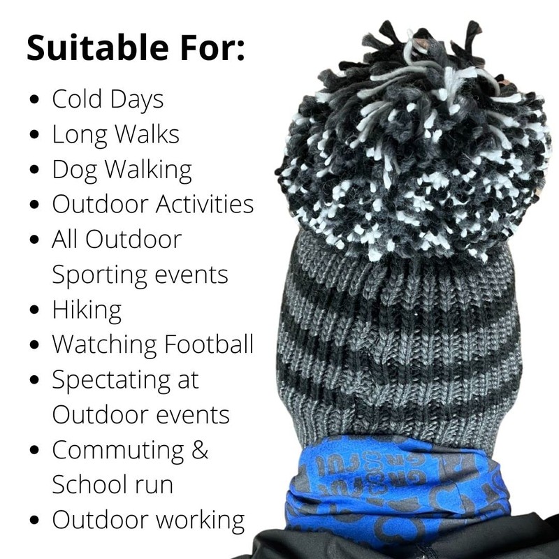 gr8ful® Big Bobble Hat for Men, Women, Boys & Girls