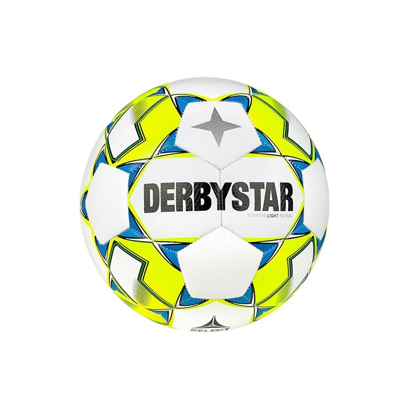 Derbystar Stratos Football Balls White/Yellow/Blue 4