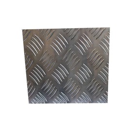 KUSTAT Metal Panels Five Bars Checker Plate Embossed Anti Slip Skid Board Aluminum Sheet Building Platform Concave Convex Patterns siding Sheets (Size : 100x100x0.5mm 5pcs)