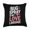 Pest Control Expert Bug Buster Humor Exterminator Life Throw Pillow