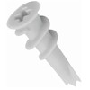 Taquete de Platico, PanelTack, MXPLK-002, 100 Pzs. Medida 5/8"", 22.2mm,
