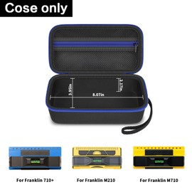 GWCASE Case Compatible with Franklin Sensors ProSensor M210 710PRO 710 Professional Stud Finder. Carrying Travel Storage Bag Holder with Mesh Pocket for Battery & Other Accessoires (Box Only) -Blue