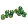 Yiotfandoll 10PCS Polyhedral D6 Dice 16mm Acrylic Game Dice for