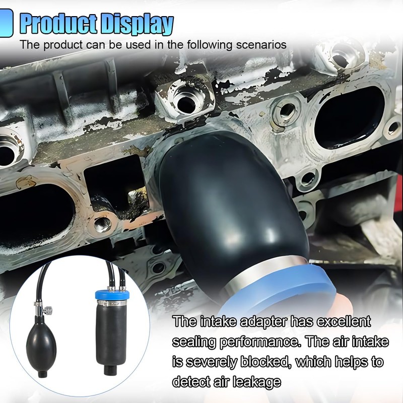 UHANBUT Universal Easy Intake Adapter, Car Smoke Machine & Pipe