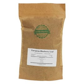 Herba Organica European Blueberry Leaf - Vaccinium Myrtillus L Bilberry, Wimberry, Whortleberry, Blue Whortleberry (100g)