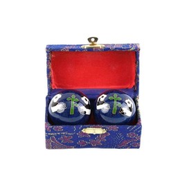 lachineuse Qi Gong Traditional Health Balls, Panda Bleu, 10x6x5cm