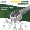 CoLuck Bung Wrench, 3-in-1 Drum Wrench Upgraded, Aluminum Barrel Opener
