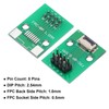 QUARKZMAN 4pcs FFC FPC Connector Board 8 Pin 0.5mm Female