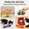 PetPrana Catnip Candy Toys for Indoor Cats – 3-Pack Crinkle