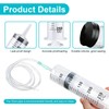 OXTXO 2-Pack 250ml Large Industrial Syringe with 2x 30cm Hoses