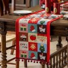 Christmas Table Runner, 14x71in Soft Xmas Winter Table Scarf with