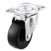 Uei Caster: G Series, G Type, Free-Caster Rubber Car, Wheel Diameter φ1.5 inches (38 mm), Manufacturer Model: G-38R