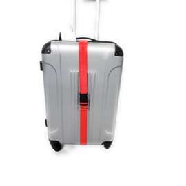 Luggage Straps 1.5" Inch Wide x 84 Inch Long Adjustable Security Strap for Luggage Assorted Colors Made in USA. (Red)