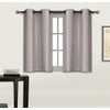Elegant Home 2 Panels Tiers Grommets Small Window Treatment Curtain