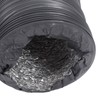 Flexible Aluminum Ducting Duct 1m Length with Clamp for Ventilation