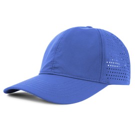 American Trends - Gorra de béisbol ajustable para hombre y mujer, gorro de papá transpirable, impermeable, colorido, Azul, X-Large