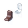 20 x Sossai® Angle Connectors Galvanised Metal with Cover BT2