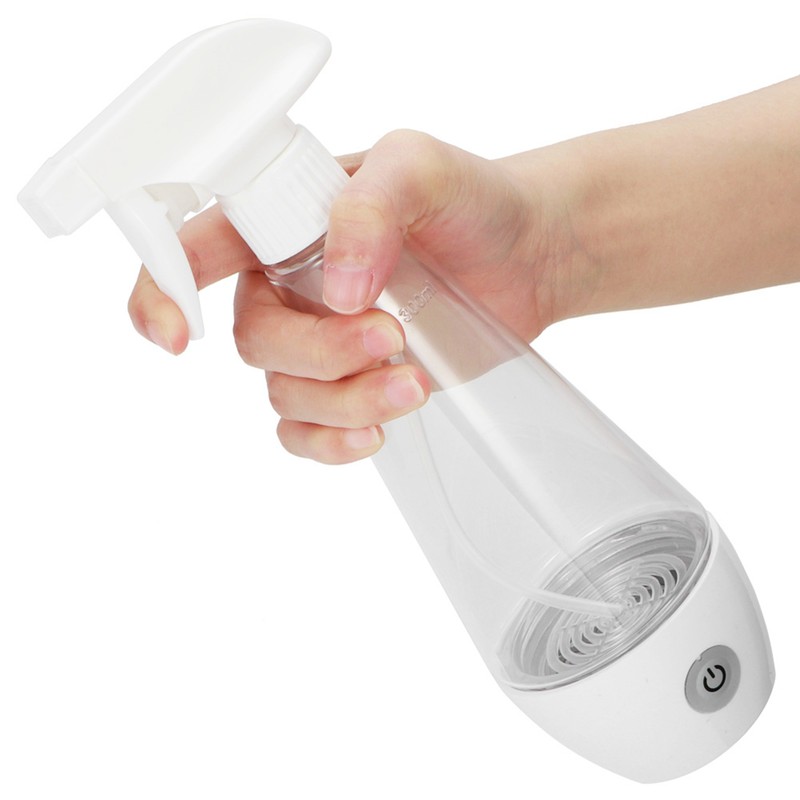 300ml USB Portable Sodium Hypochlorite Generator Detergent Spray Bottle Household