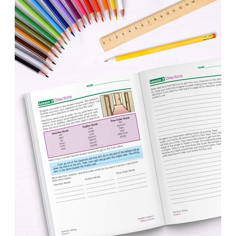 Spectrum 5th Grade Writing Workbooks, Ages 10 to 11, Grade