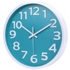 Crosstime Turquoise Wall Clock 30 cm, Children's Wall Clock Without