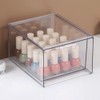 Alipis Stackable Storage Transparent Organizing Box for Bedroom Bathroom Kitchen