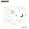 WEEKINK Celestial Temporary Tattoos – Realistic & Long-Lasting Sun Moon