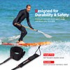 Abahub Premium Coil SUP Leash, 10 ft Coiled Paddle Board