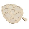 Wooden Leaf Shaped Puzzle Children Party Funny Jigsaw Puzzles Educational