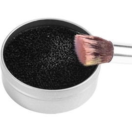 Herramienta de limpieza de brochas de maquillaje Limpiador de esponja para eliminar el color al instante Estuche de viaje para limpiar brochas y todo tipo de cosméticos secos