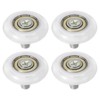 PATIKIL 26mm Drawer Roller 4pcs Drawer Pulley Replacement Wheel Bearing