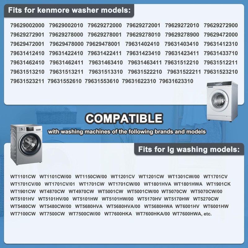 AGZ72909711 Washplate Pulsator Assembly with 5006EA3009B Washer Pulsator Cap -