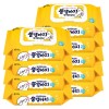 도톰한 반려동물전용물티슈 80매x9개 / 강아지 고양이 손발 펫티슈 Thick Pet-Specific