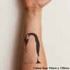 'Penguin Family' Temporary Tattoo - Water Resistant, Skin-Safe, Non-Toxic Transfer