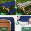 Britown Picnic Table Cover with Bench Covers, Blue, 96 Inch,