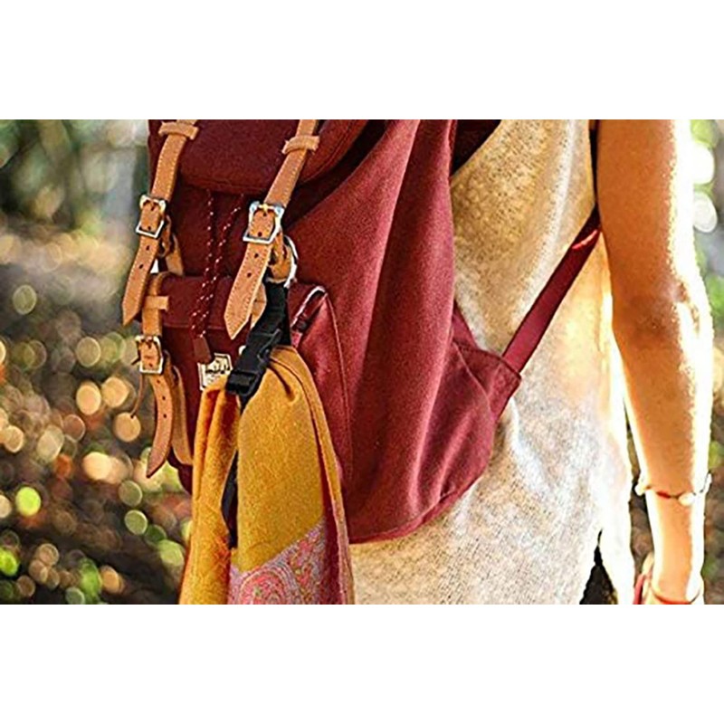 Clysburtuony 2 pcs Luggage Straps with Ring Hooks and Buckle