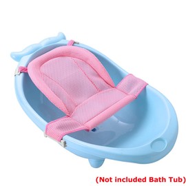 Baby Bath Support Mesh Pad Universal Bath Seat Net Soft Bathing Cushion Pad Mat Non-Slip Bath Seat Cushion Newborn Bath Tub Net Bath Floating Mesh Cushion for Baby Infant 0-3 Years Old (NO Bathtub)