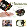 Instant Hair Dye - Black Hair Shampoo - (3) Black Color - Simple to Use - Last 30 days - Natural Ingredients!
