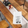WCGXKO Zero Fucks Kitchen Towel - Rude Field of Fucks