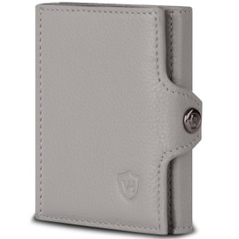 VON HEESEN Credit Card Holder Credit Card Holder, gray, XXL coin compartment