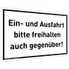 Sign Einund Ausfahrt | 30 x 20 cm | Weatherproof