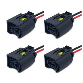 4pcs Fits MERCEDES CDI Diesel BOSCH Fuel Injector Prewired Connector OM646 VITO W639