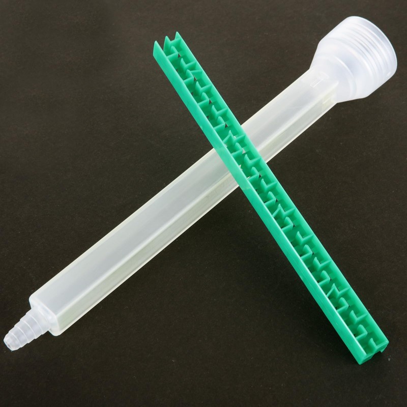 YOUNTHYE 25PCS Epoxy Mixing Nozzle 6.3 inch Mixer Plastic Resin