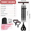 MENOLY Multifunction Pedal Resistance Band with Handle, 3 Different Levels