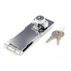 Merriway BH01836 Key Operated Locking Hasp and Staple 75mm (3