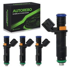Fuel Injectors Compatible with Jeep Cherokee Renegade & Chrysler 200 & Ram ProMaster City & Dodge Dart, L4 2.0L 2.4L, Set of 4# FJ1233 800-2269N 8002269N 4593986AA 4593986AB