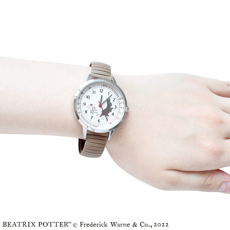 St. Lady's Peter Rabbit Nurse Jabara Watch Mocha [ST-PP0001]