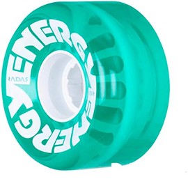 Radar Wheels Energy 62 - Ruedas de patinaje - Paquete de 4 ruedas de 78 A, 32 mm x 62 mm (verde transparente)